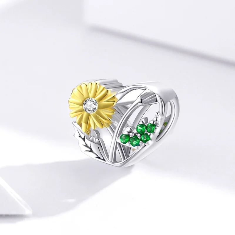 (Bild für) Daisy-Story-Charm im Pandora-Stil - BSC284 - Ansicht 2