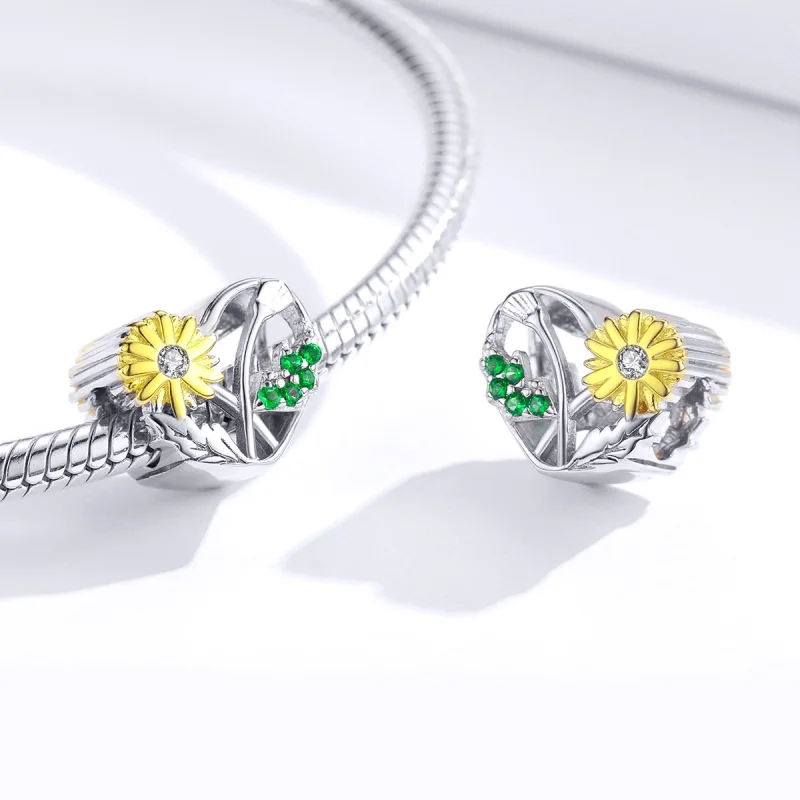 (Bild für) Daisy-Story-Charm im Pandora-Stil - BSC284 - Ansicht 4