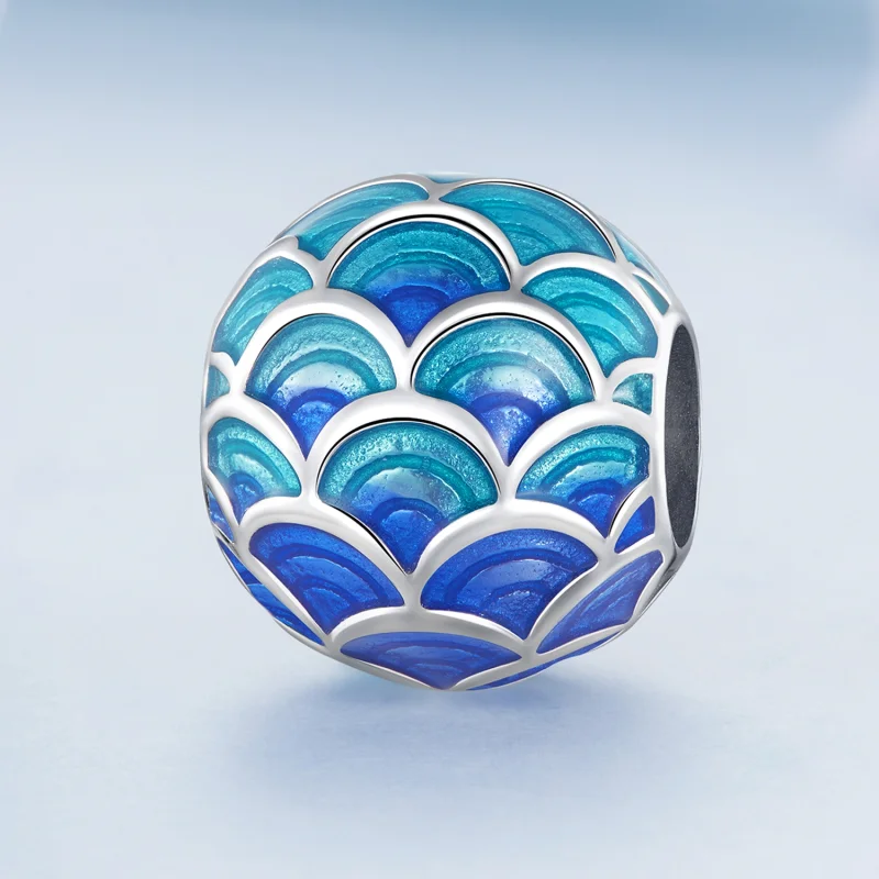 (Bild für) Drachenschuppen-Charm im Pandora-Stil - BSC683 - Ansicht 2