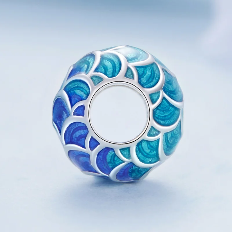 (Bild für) Drachenschuppen-Charm im Pandora-Stil - BSC683 - Ansicht 3