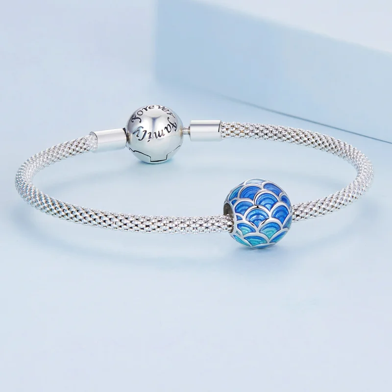 (Bild für) Drachenschuppen-Charm im Pandora-Stil - BSC683 - Ansicht 5