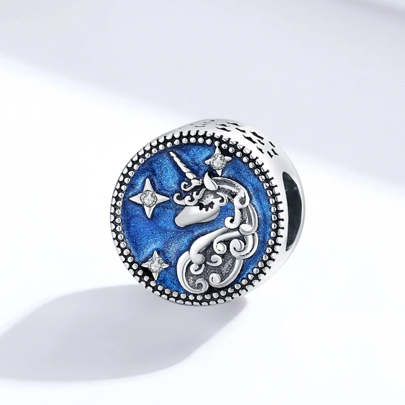 (Bild für) Einhorn-Charm im Pandora-Stil - BSC230 - Ansicht 2