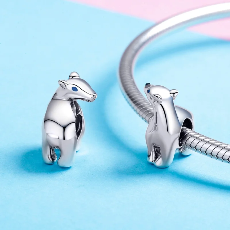 (Bild für) Eisbär-Charm im Pandora-Stil - BSC058 - Ansicht 4