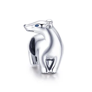 (Bild für) Eisbär-Charm im Pandora-Stil - BSC058