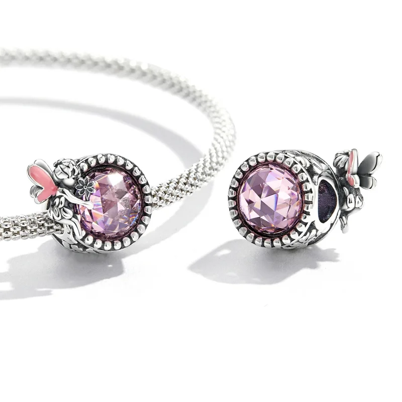 (Bild für) Elfenkugel-Charm im Pandora-Stil - BSC591 - Ansicht 3