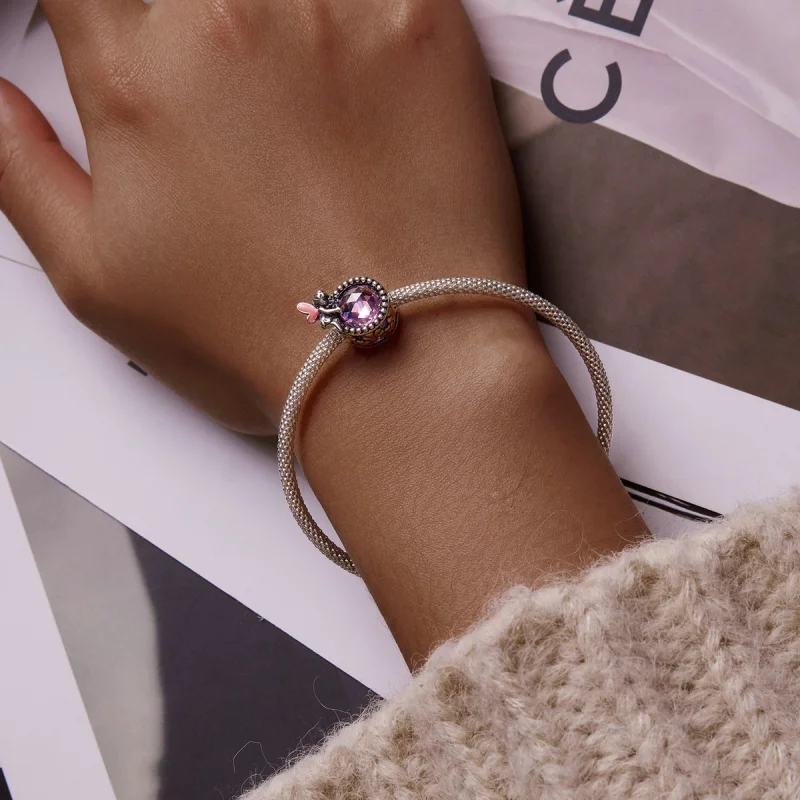(Bild für) Elfenkugel-Charm im Pandora-Stil - BSC591 - Ansicht 5