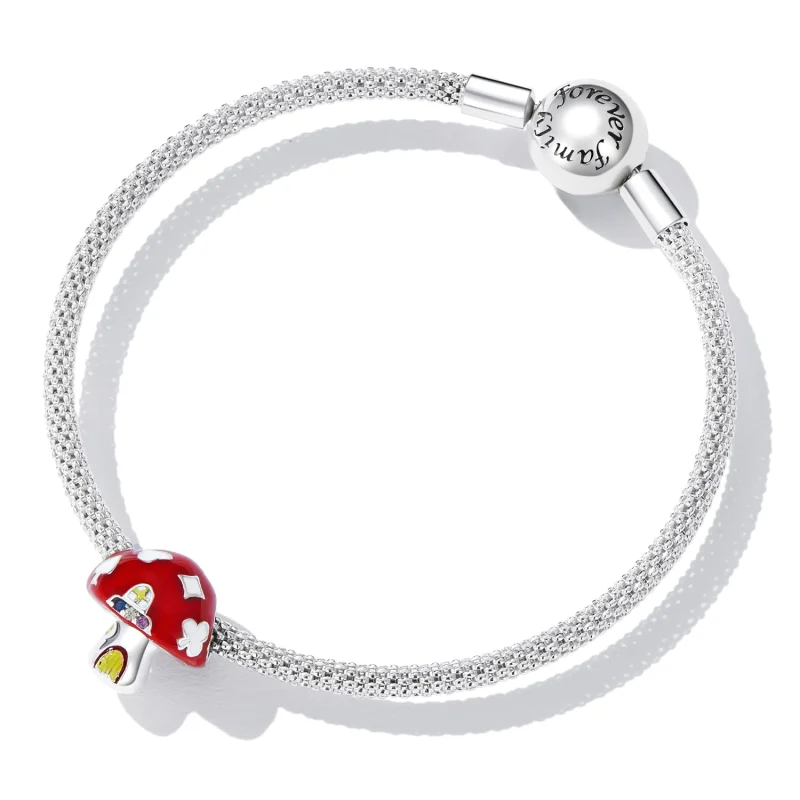 (Bild für) Exquisiter Pilzhaus-Charm im Pandora-Stil - SCC2246 - Ansicht 5