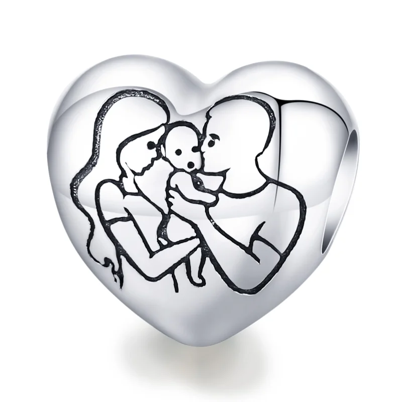 (Bild für) Familien-Charm im Pandora-Stil - BSC494