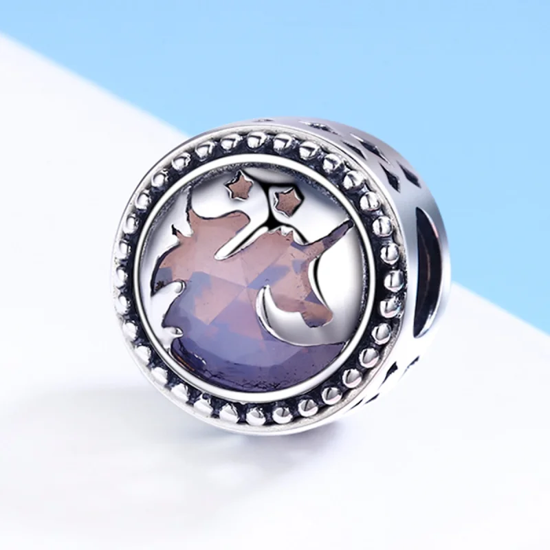(Bild für) Fantasie-Einhorn-Charm im Pandora-Stil - SCC377 - Ansicht 3