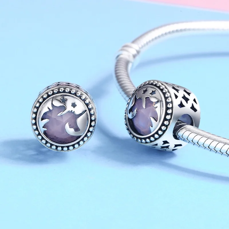(Bild für) Fantasie-Einhorn-Charm im Pandora-Stil - SCC377 - Ansicht 5