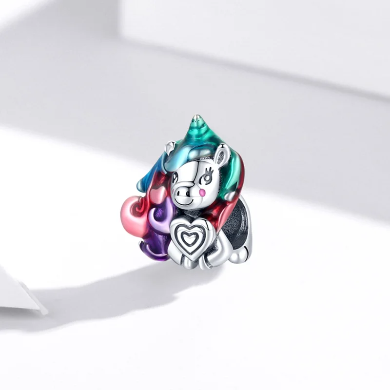 (Bild für) Fantasy-Pony-Charm im Pandora-Stil - SCC1919 - Ansicht 2