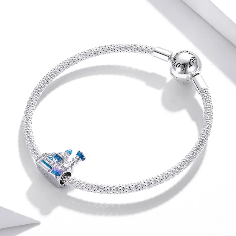 (Bild für) Fantasy-Schloss-Charm im Pandora-Stil - BSC432 - Ansicht 3