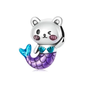 (Bild für) Fischschwanz-Bär-Charm im Pandora-Stil - SCC2132
