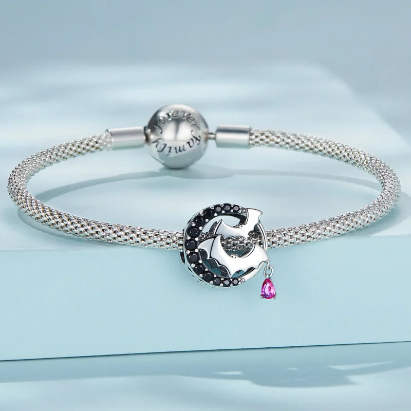 (Bild für) Fledermaus-Charm im Pandora-Stil - SCC2392 - Ansicht 3