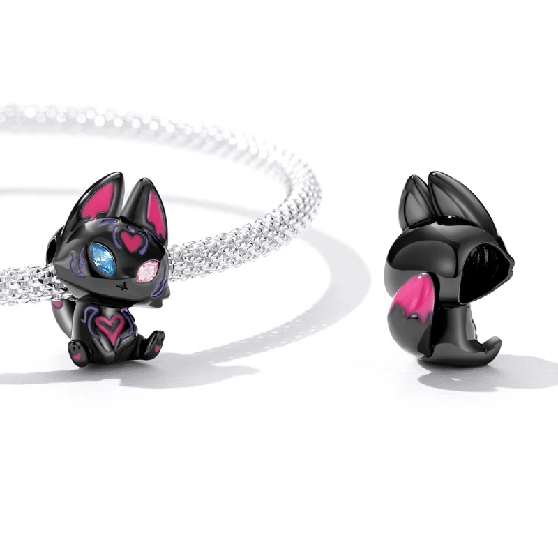 (Bild für) Fuchs-Elfen-Charm im Pandora-Stil - SCC2223 - Ansicht 4