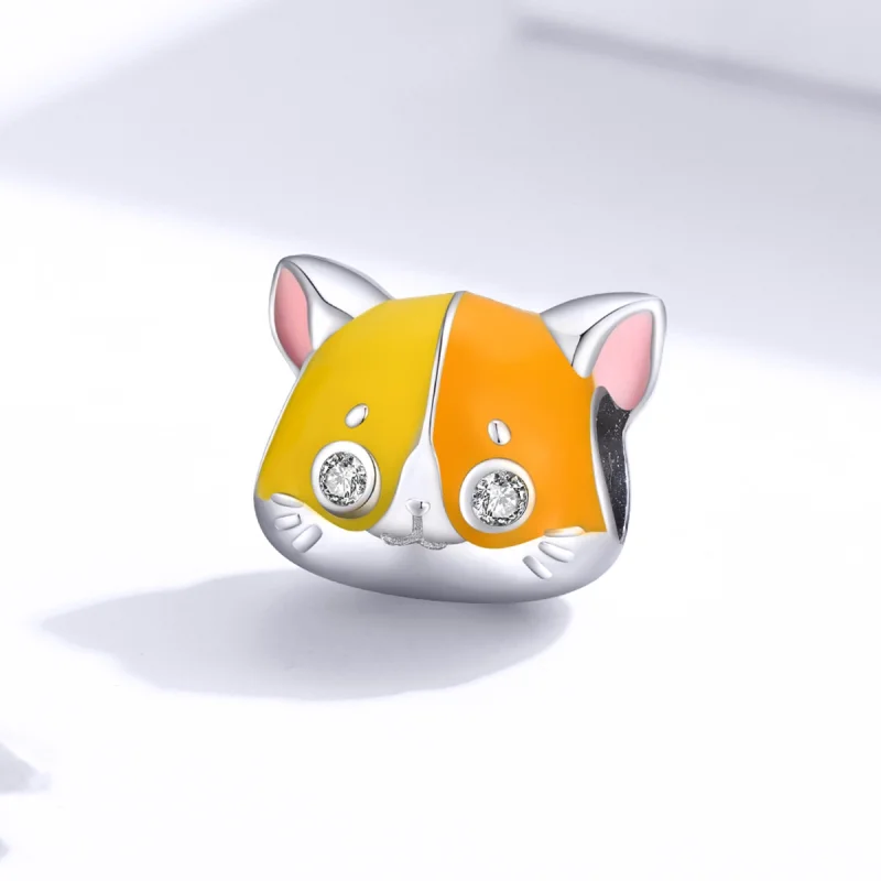 (Bild für) Garfield-Charm im Pandora-Stil - BSC189 - Ansicht 2