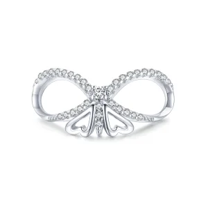 (Bild für) Glanz-Schmetterlings-Charm im Pandora-Stil - BSC469