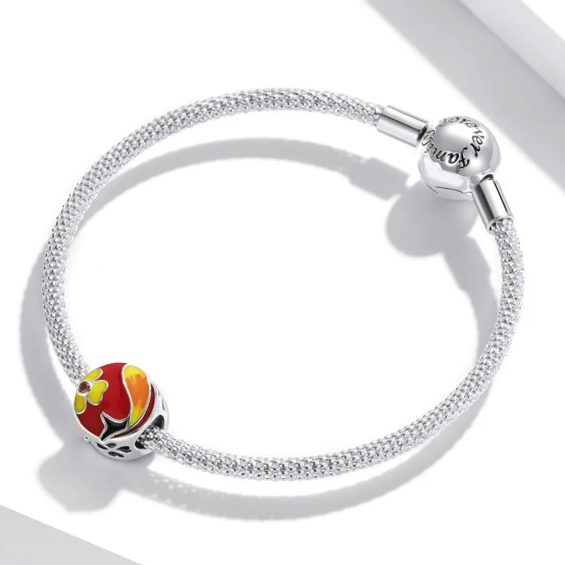 (Bild für) Glücksbringer-Koi-Charm im Pandora-Stil - SCC2066 - Ansicht 3