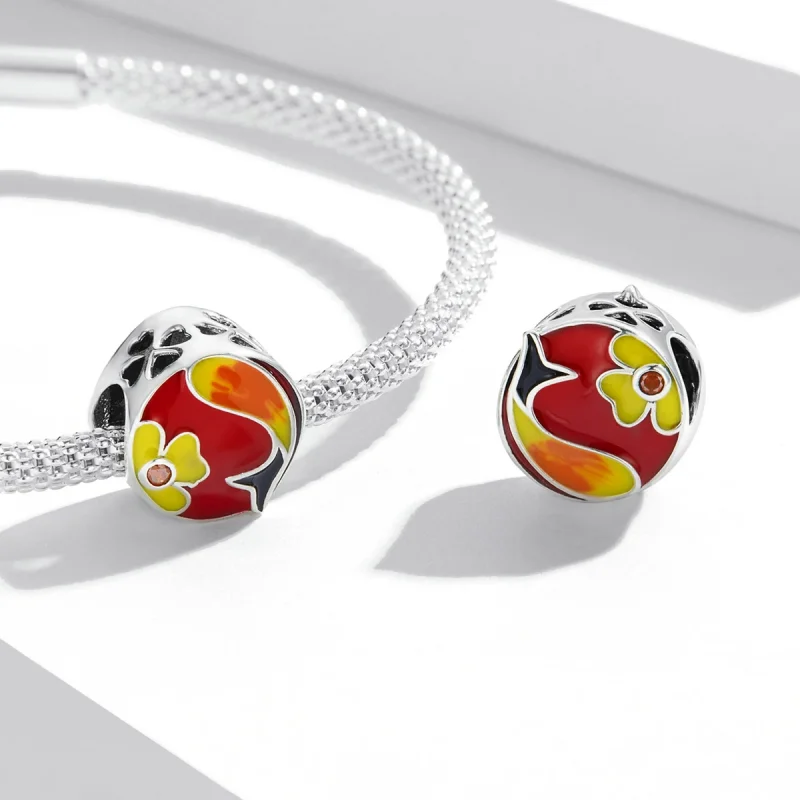 (Bild für) Glücksbringer-Koi-Charm im Pandora-Stil - SCC2066 - Ansicht 4