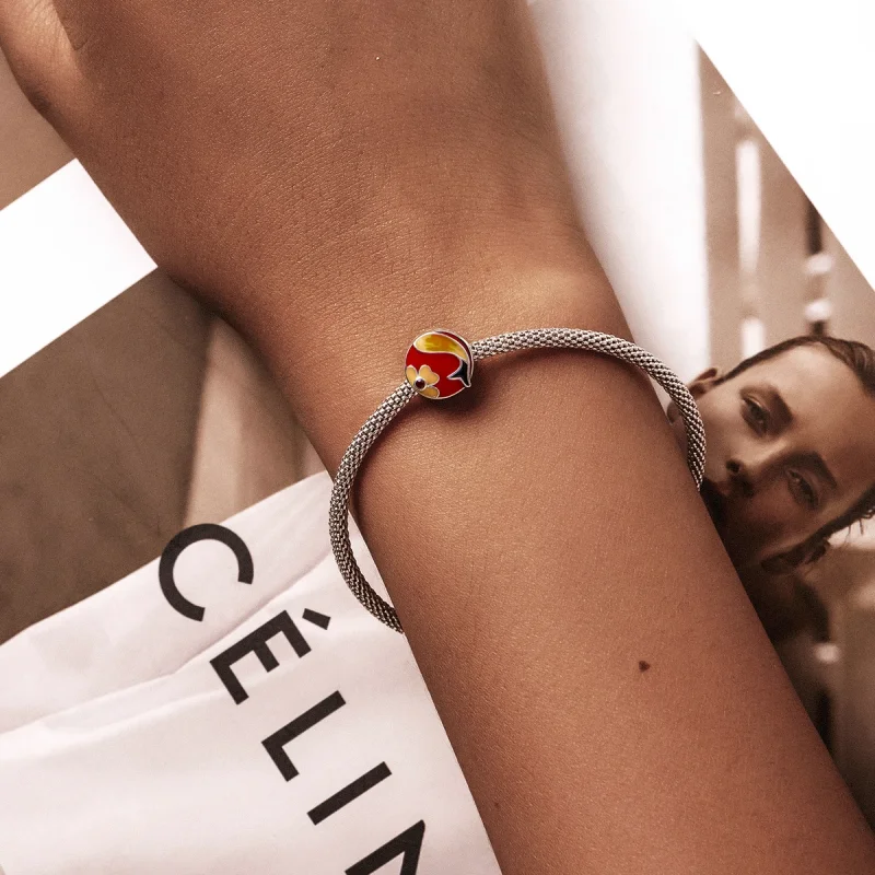 (Bild für) Glücksbringer-Koi-Charm im Pandora-Stil - SCC2066 - Ansicht 5