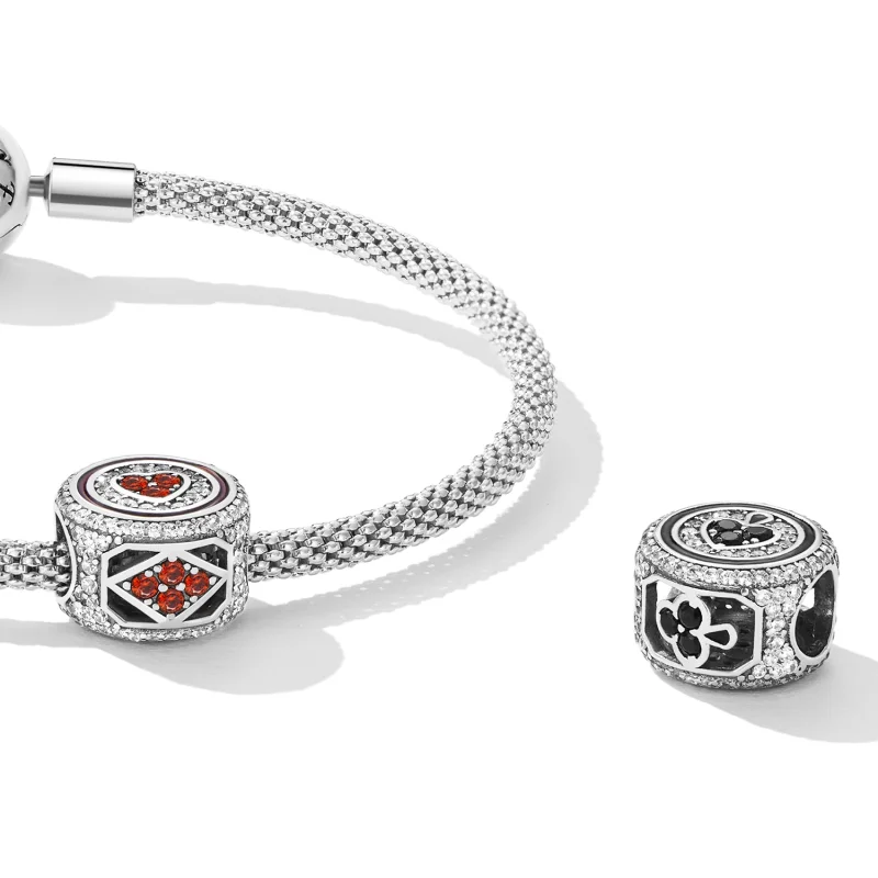 (Bild für) Glücksherz-Charm im Pandora-Stil - BSC620 - Ansicht 5