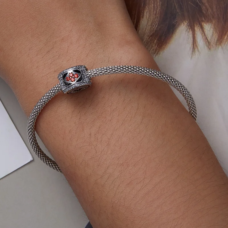 (Bild für) Glücksherz-Charm im Pandora-Stil - BSC620 - Ansicht 9