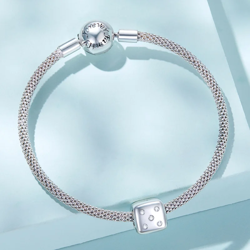(Bild für) Glückswürfel-Charm im Pandora-Stil - SCC2362 - Ansicht 4