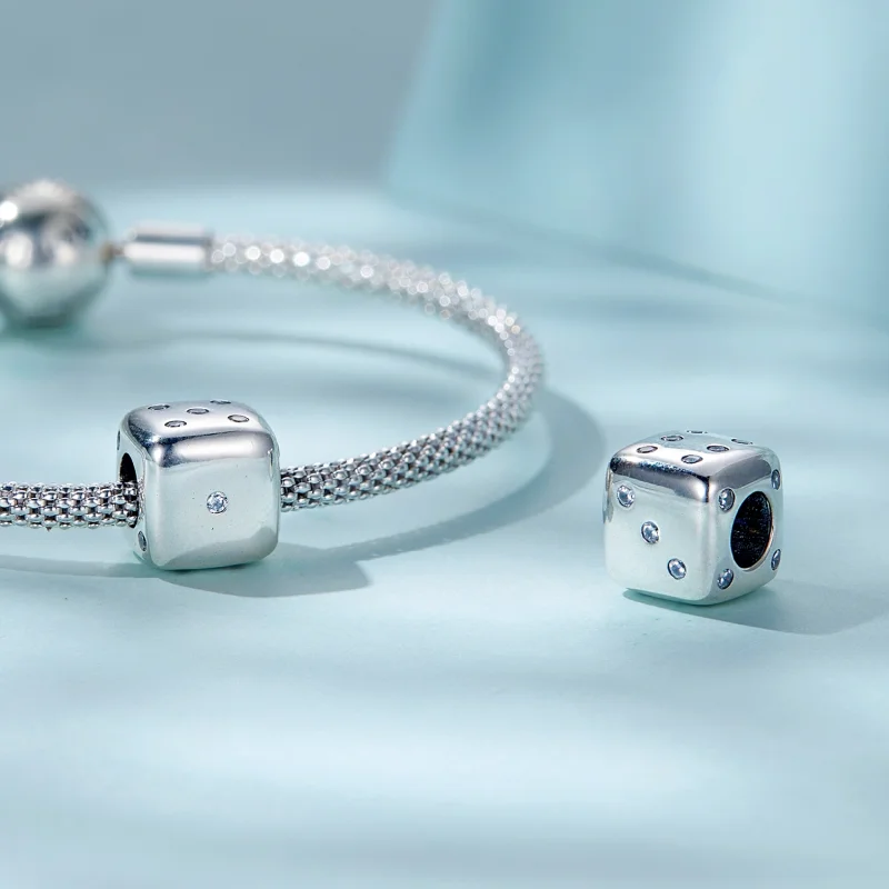(Bild für) Glückswürfel-Charm im Pandora-Stil - SCC2362 - Ansicht 6
