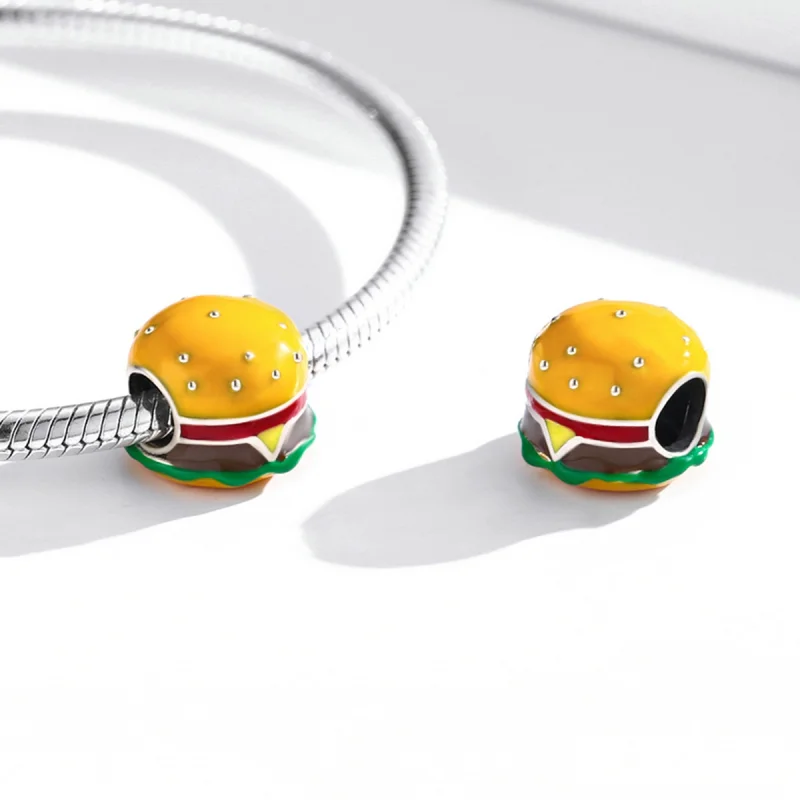 (Bild für) Gourmet-Burger-Charm im Pandora-Stil - SCC2014 - Ansicht 4