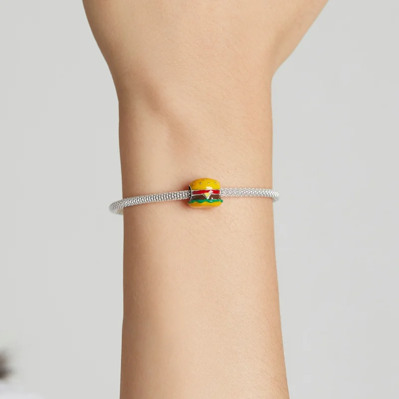 (Bild für) Gourmet-Burger-Charm im Pandora-Stil - SCC2014 - Ansicht 5