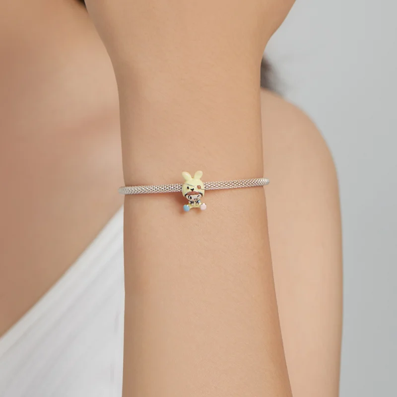 (Bild für) Hasenpuppen-Charm im Pandora-Stil - SCC1940 - Ansicht 5