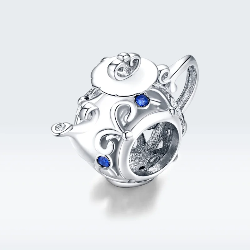 (Bild für) Hohler Teekanne-Charm aus Silber im Pandora-Stil - BSC274 - Ansicht 5
