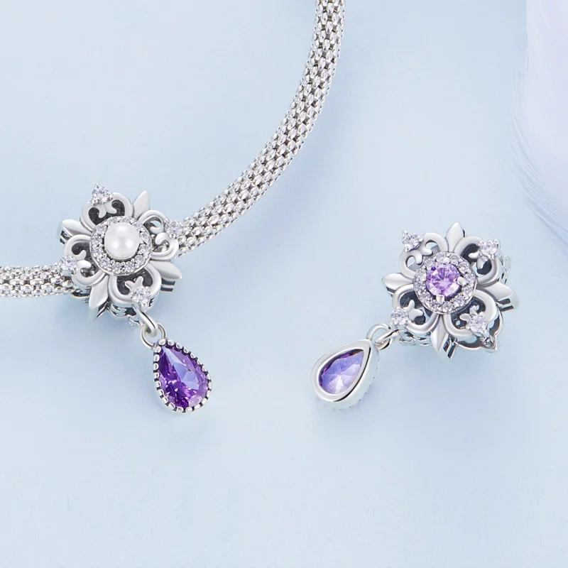 (Bild für) Iris-Charm im Pandora-Stil - BSC674 - Ansicht 4