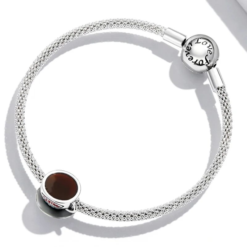 (Bild für) Kaffeetassen-Charm im Pandora-Stil - SCC2164 - Ansicht 4