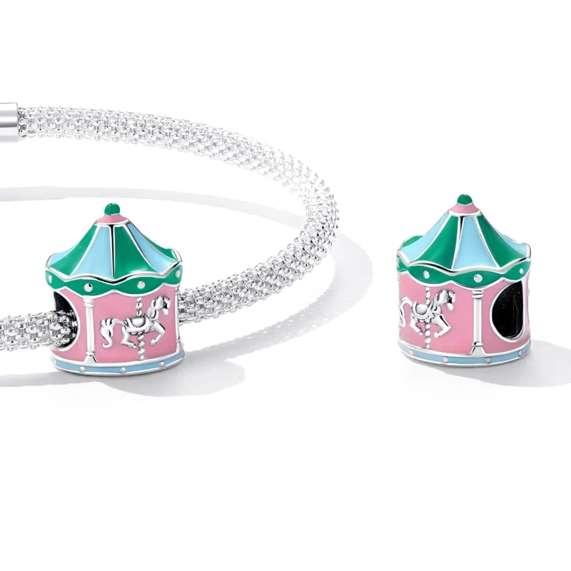 (Bild für) Karussell-Charm im Pandora-Stil - SCC2233 - Ansicht 4