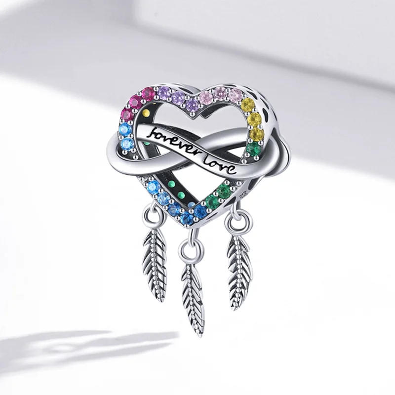 (Bild für) Liebes-Traumfänger-Charm im Pandora-Stil - BSC506 - Ansicht 2