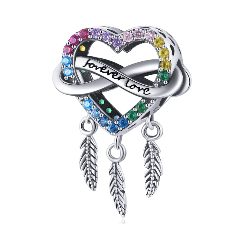 (Bild für) Liebes-Traumfänger-Charm im Pandora-Stil - BSC506