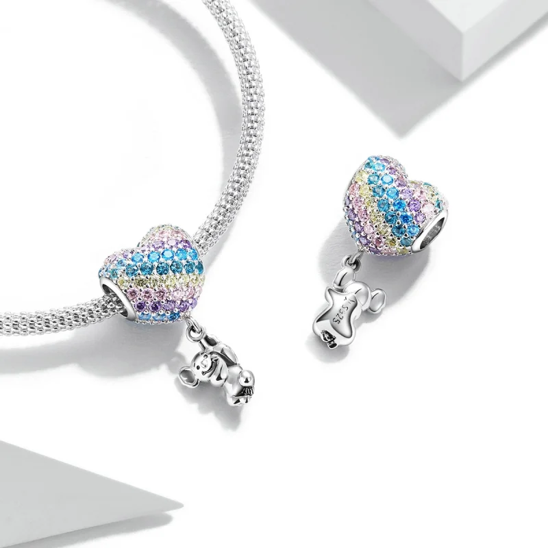 (Bild für) Liebesballon-Koala-Charm im Pandora-Stil - SCC2116 - Ansicht 4