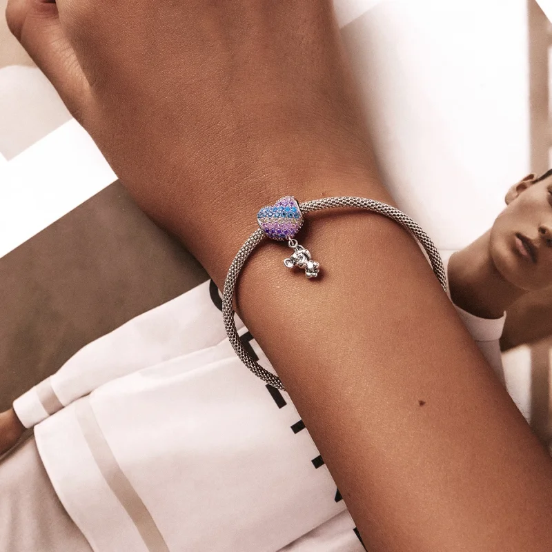 (Bild für) Liebesballon-Koala-Charm im Pandora-Stil - SCC2116 - Ansicht 6