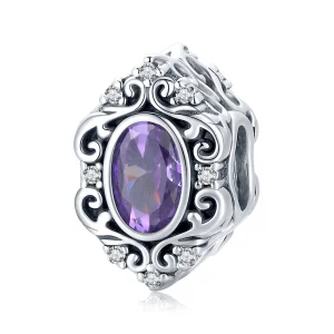 (Bild für) Lila Charm-Charm im Pandora-Stil - SCC1928