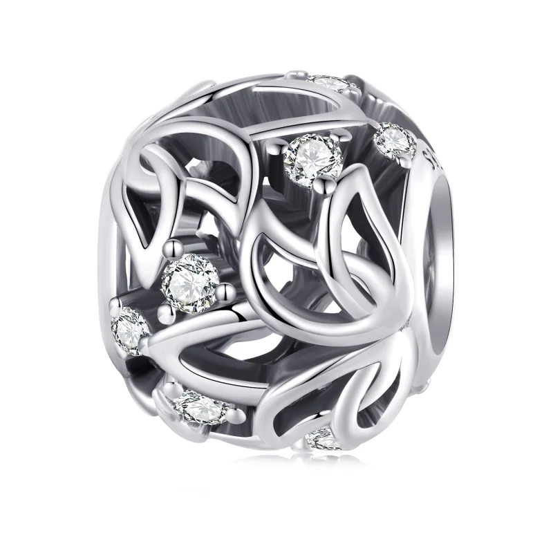 (Bild für) Lotus-Charm im Pandora-Stil - BSC675