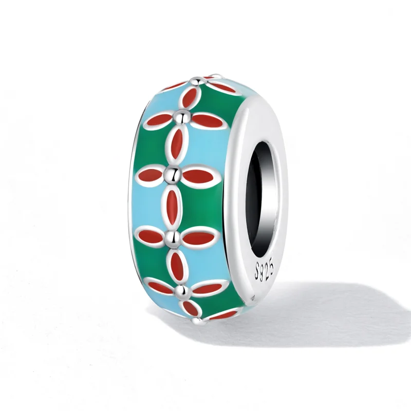 (Bild für) Lotus-Spacer-Charm im Pandora-Stil - SCC2258 - Ansicht 2
