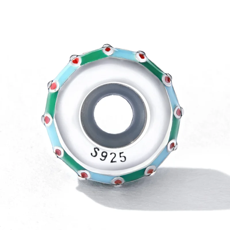 (Bild für) Lotus-Spacer-Charm im Pandora-Stil - SCC2258 - Ansicht 3