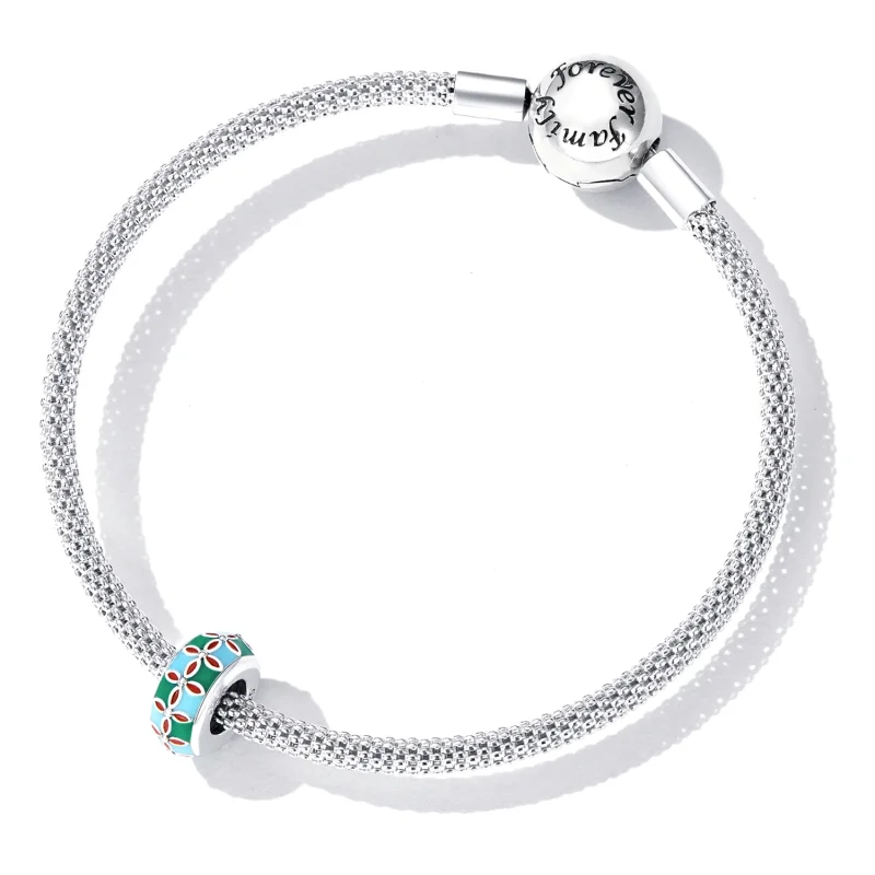(Bild für) Lotus-Spacer-Charm im Pandora-Stil - SCC2258 - Ansicht 5