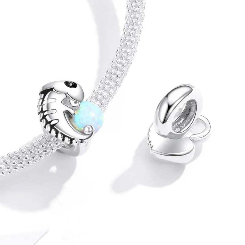 (Bild für) Lustiger Chamäleon-Charm im Pandora-Stil - BSC254 - Ansicht 4