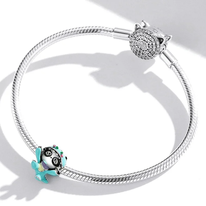 (Bild für) Lustiger Panda-Charm im Pandora-Stil - SCC1933 - Ansicht 3