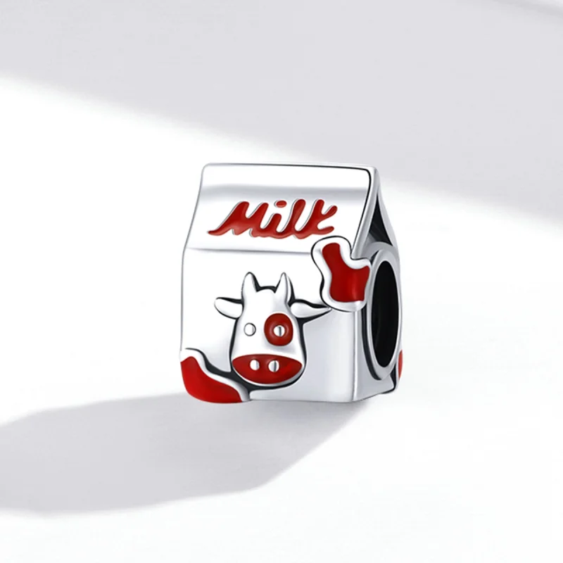 (Bild für) Mini-Milch-Charm im Pandora-Stil - SCC1945 - Ansicht 2
