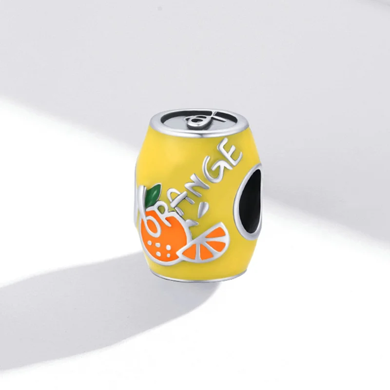 (Bild für) Mini-Orangensaft-Charm im Pandora-Stil - SCC1948 - Ansicht 2