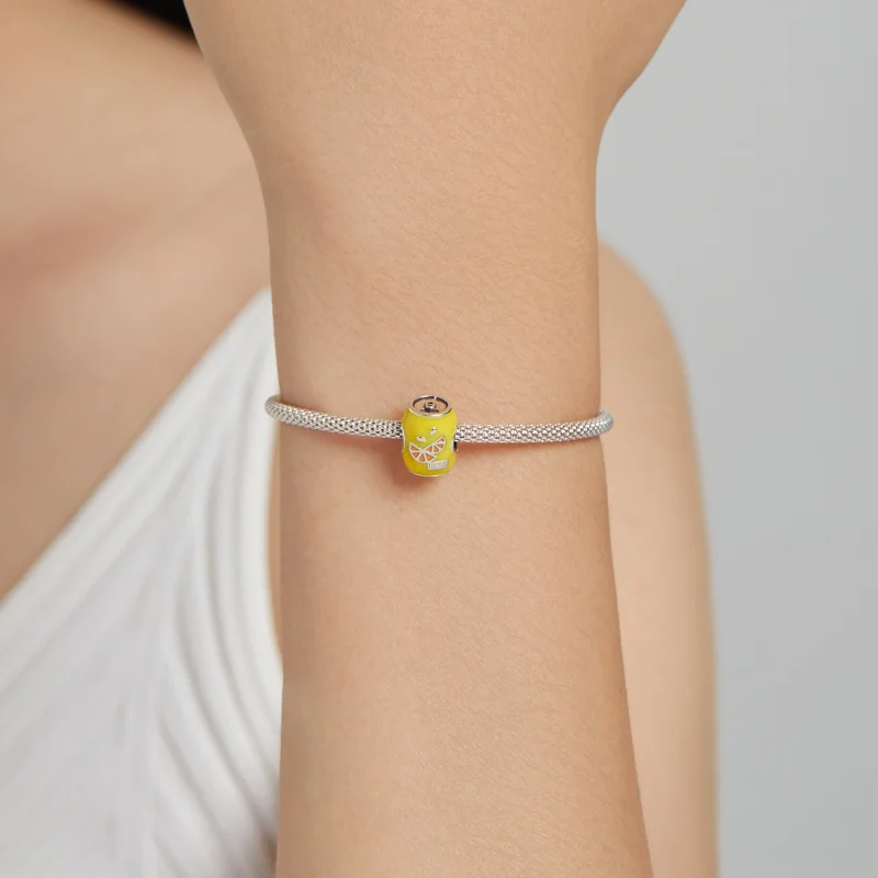 (Bild für) Mini-Orangensaft-Charm im Pandora-Stil - SCC1948 - Ansicht 5