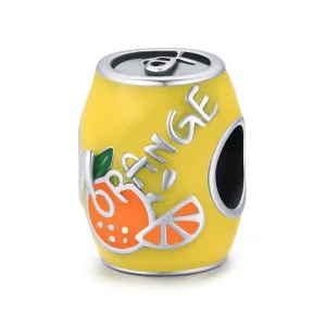 (Bild für) Mini-Orangensaft-Charm im Pandora-Stil - SCC1948